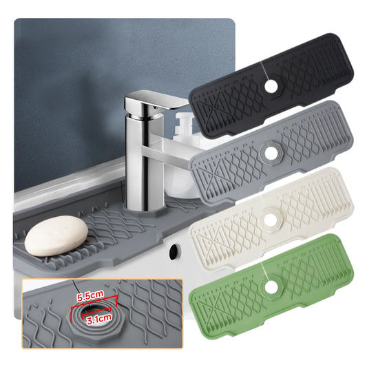 Alfombrilla de Silicona Antideslizante para Escurridor de Cocina