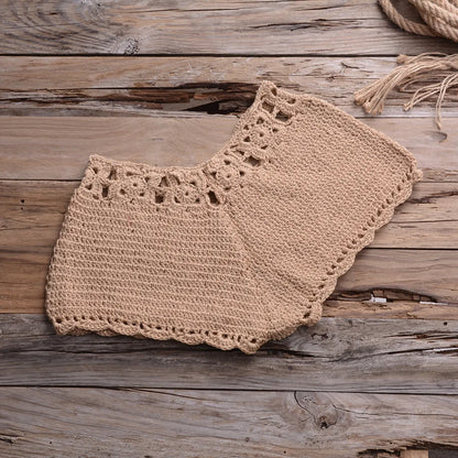 Conjunto de bikini de punto de algodón para mujer (2 piezas)