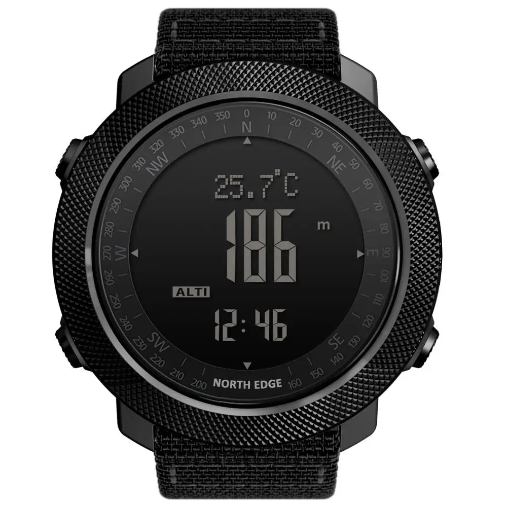 Reloj Deportivo Militar NORTH EDGE – Resistente al Agua 50M