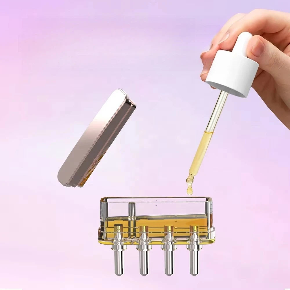 Tratamiento para la caída del Cabello: Peine dispensador de Sérum y aceite para el Cuero Cabelludo