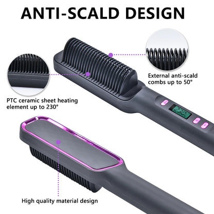 Peine eléctrico Multifuncional Alisador de Cabello