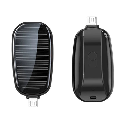 Mini Batería Externa solar de Emergencia y Cargador Portátil tipo llavero