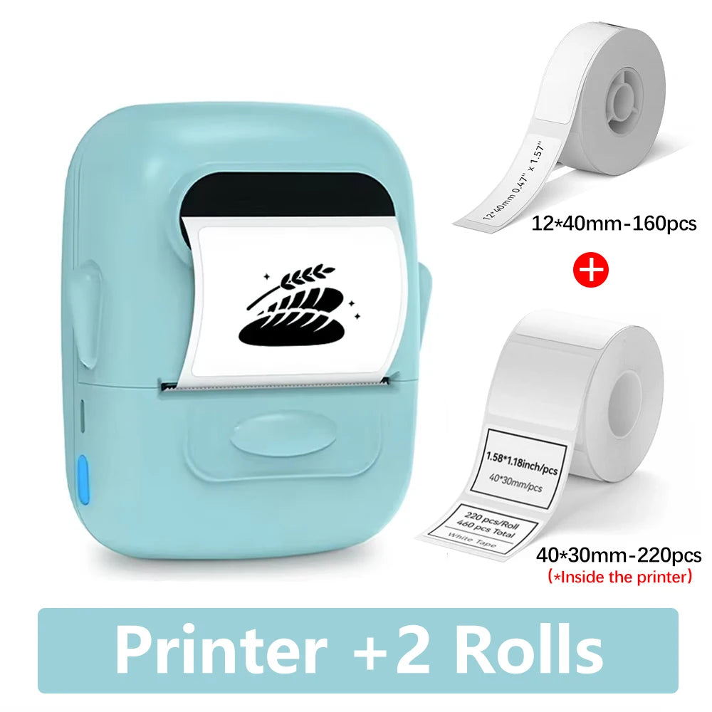 Mini impresora de Etiquetas Marklife P50: Compatible con etiquetas de 12 a 50 mm