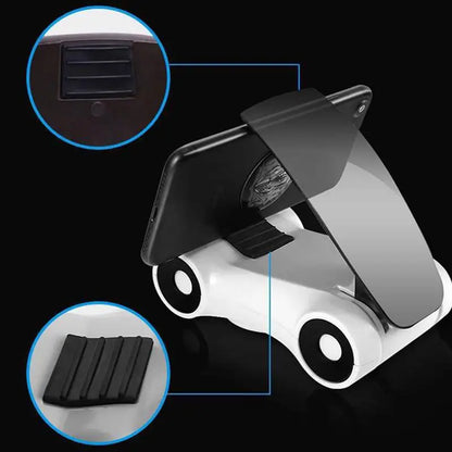 Soporte para teléfono con diseño de modelo de auto, giratorio 360°,