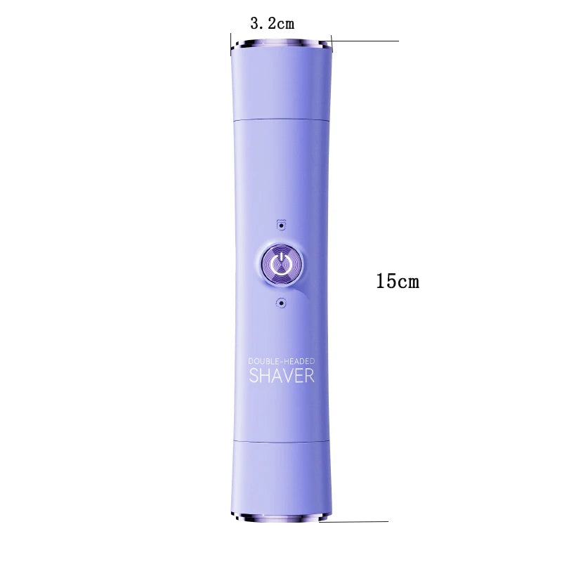 Afeitadora eléctrica inalámbrica y recargable 2 en 1 para mujeres