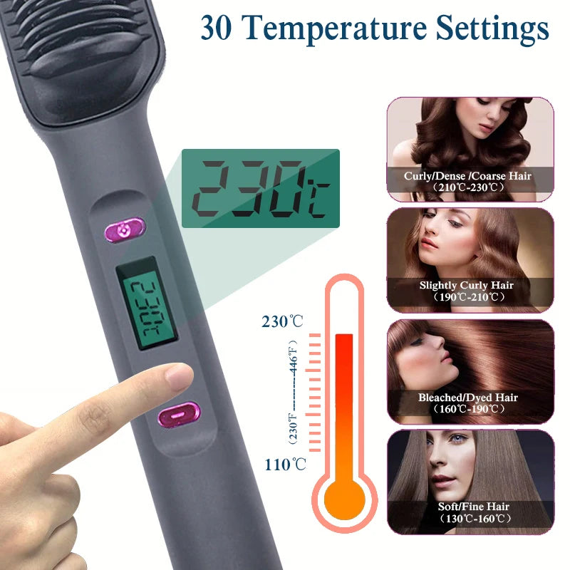 Peine eléctrico Multifuncional Alisador de Cabello