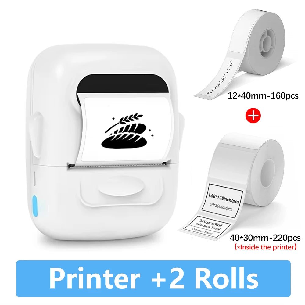 Mini impresora de Etiquetas Marklife P50: Compatible con etiquetas de 12 a 50 mm