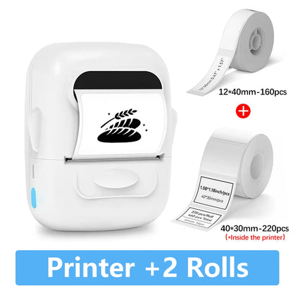 Mini impresora de Etiquetas Marklife P50: Compatible con etiquetas de 12 a 50 mm