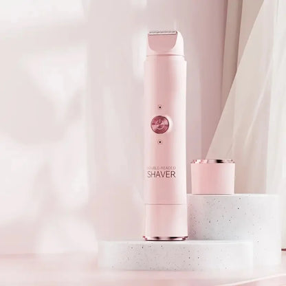 Afeitadora eléctrica inalámbrica y recargable 2 en 1 para mujeres