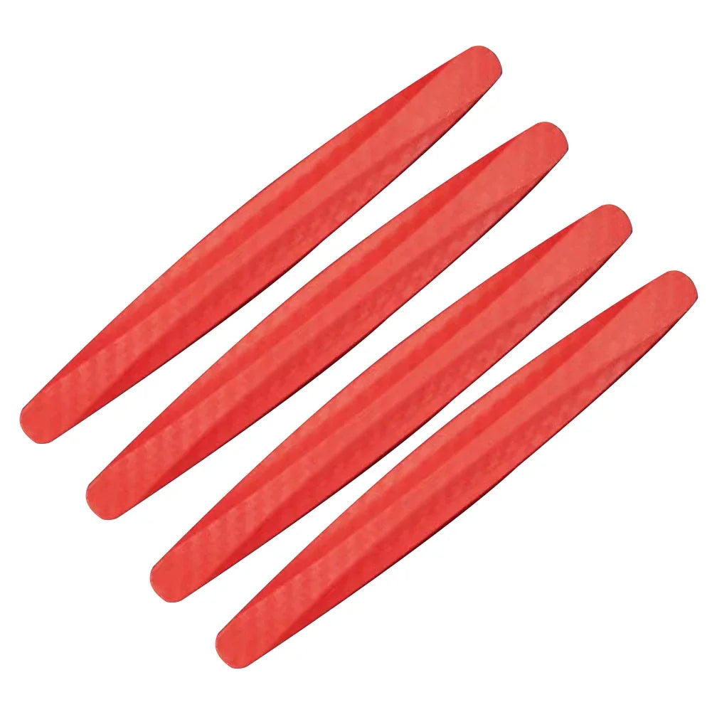 Juego de 4 Tiras Protectoras Anticolisión para Parachoques y Puertas de Automóvil